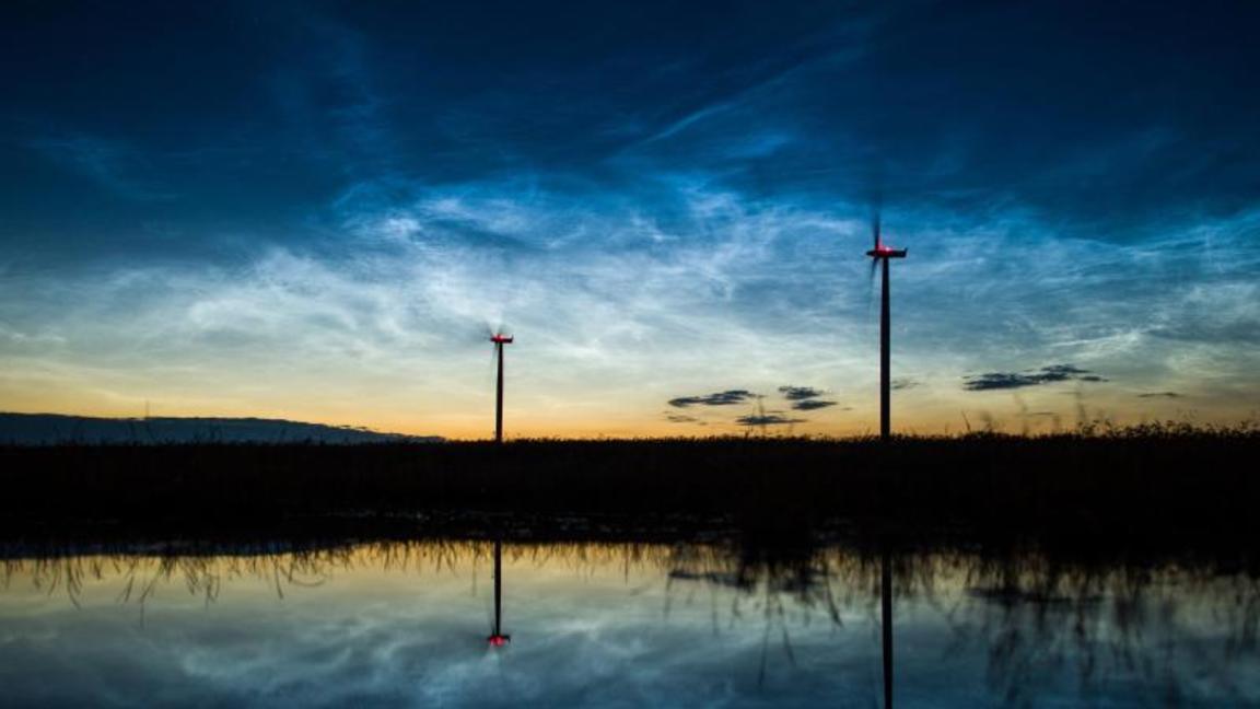 Wetterlexikon: Leuchtende Nachtwolken