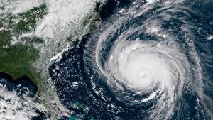 September 13, 2018 - Houston, TX, United States of America - View from the GOES East satellite of Hurricane Florence the East Coast of the United States September 13, 2018 in Earth Orbit. Houston United States of America PUBLICATIONxINxGERxSUIxAUTxONLY - ZUMAp138 20180913_zaa_p138_055 Copyright: xNasax