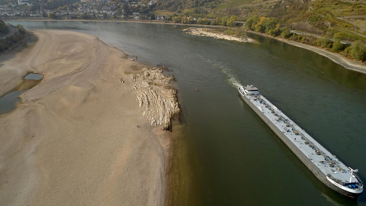 Dem Rhein fließt das Wasser weg