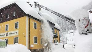 Rekord-Schneefälle in den Alpen 