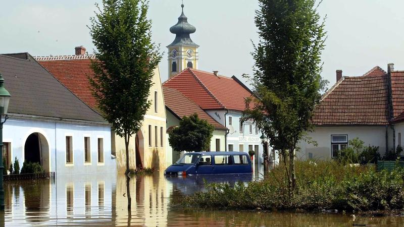 Jahrhundertflut in Österreich