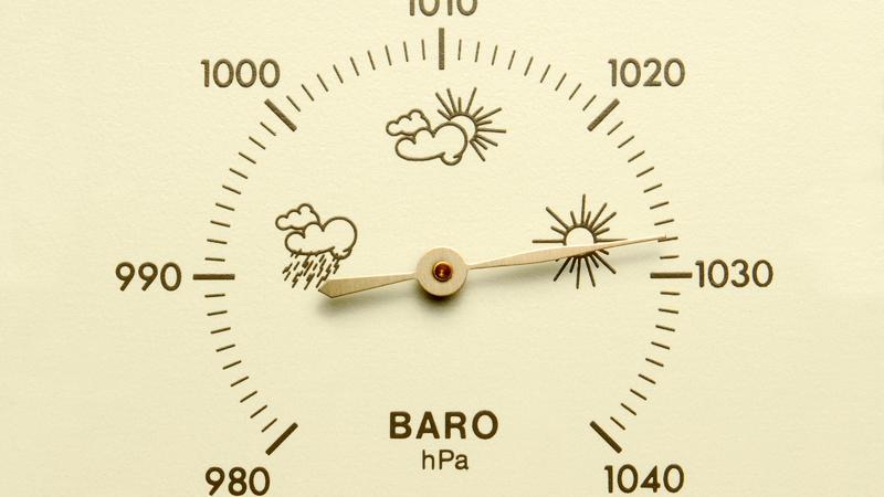 Barometer, Symbolbild für schöne Aussichten