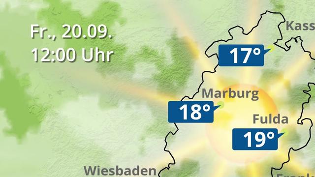 Wetter Hessen - Wettervorhersage - Wetterkarte - Wetter.de