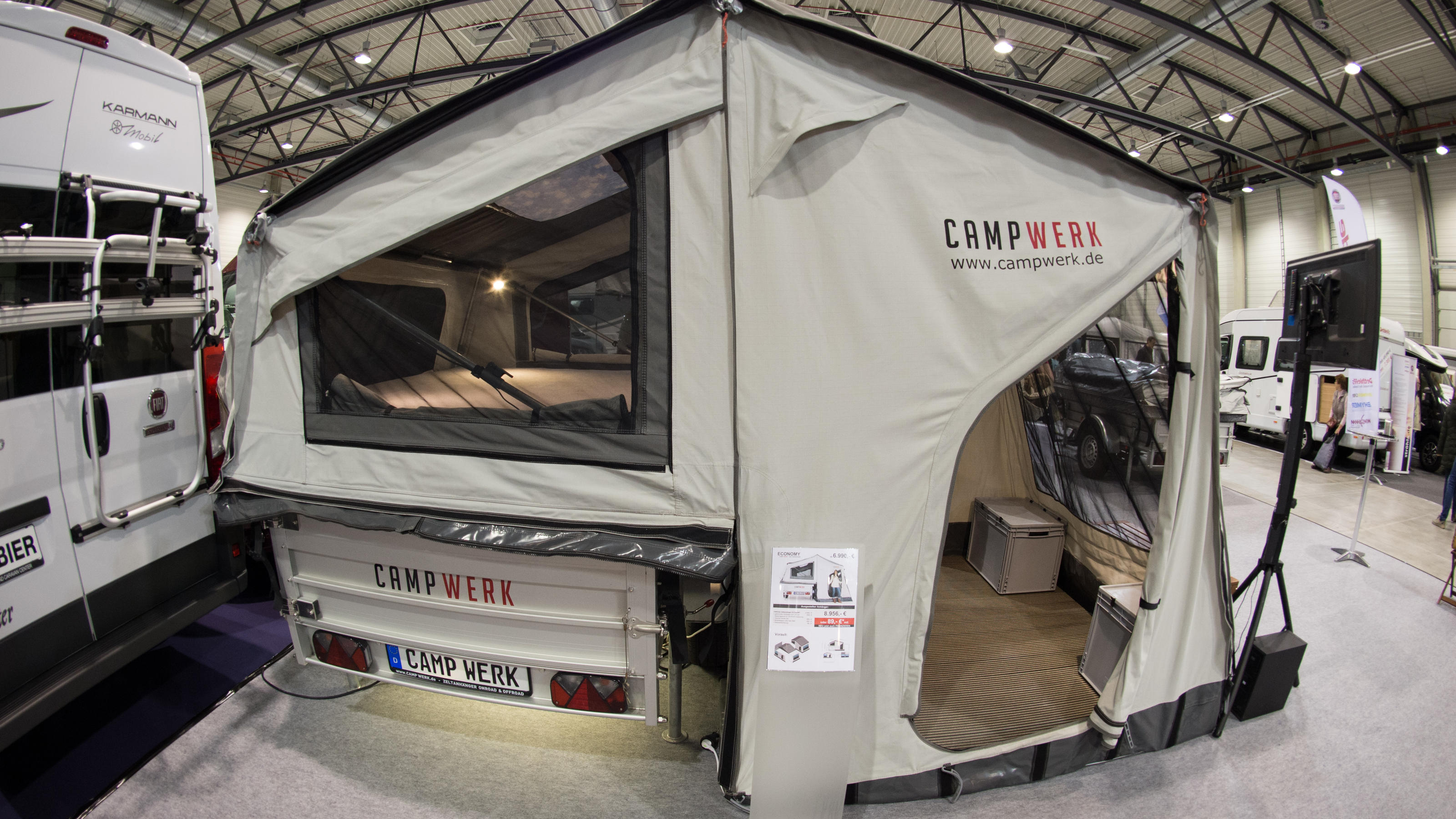 Wohnwagen Zelt Camping