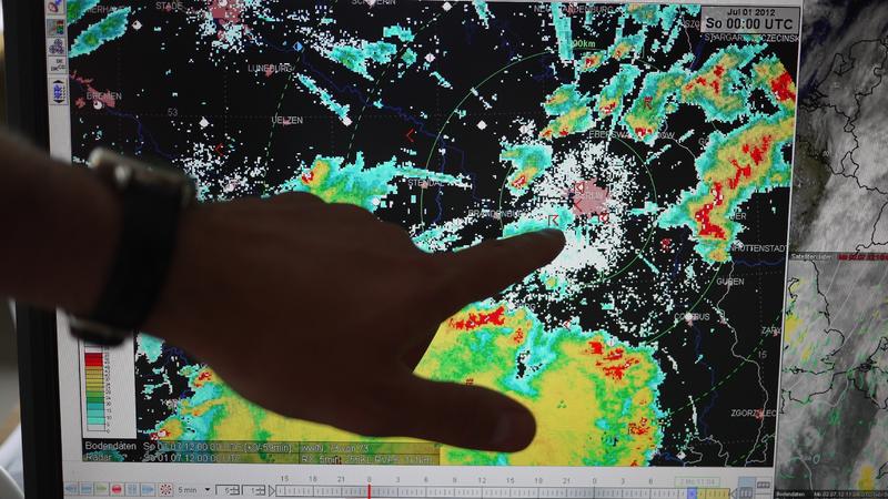 Wetterlexikon: Radarbild