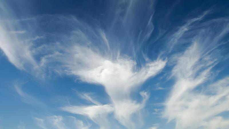 Wolkenformation, Cirrus-Wolken, Cirrus uncinus, Spanien, Europa | Verwendung weltweit, Keine Weitergabe an Wiederverkäufer.