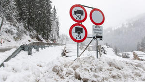 Schneechaos in den Alpen, bis zu 40 cm