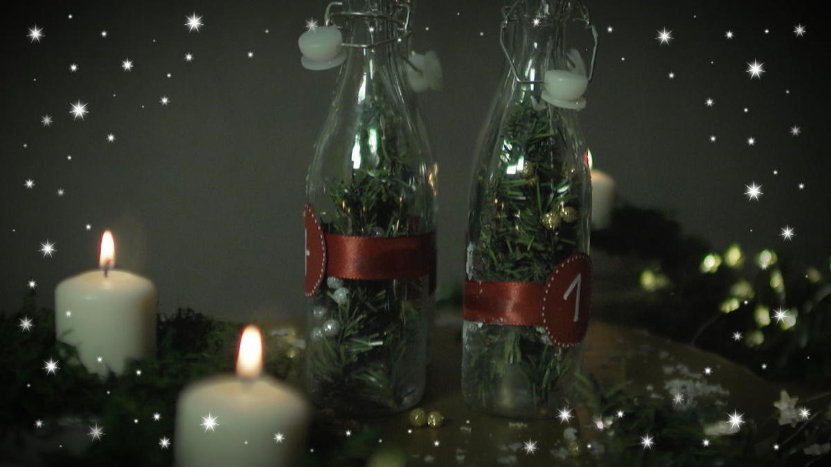 Adventskranz Aus Glasflaschen Bastelanleitung Zum Selbermachen Wetter De