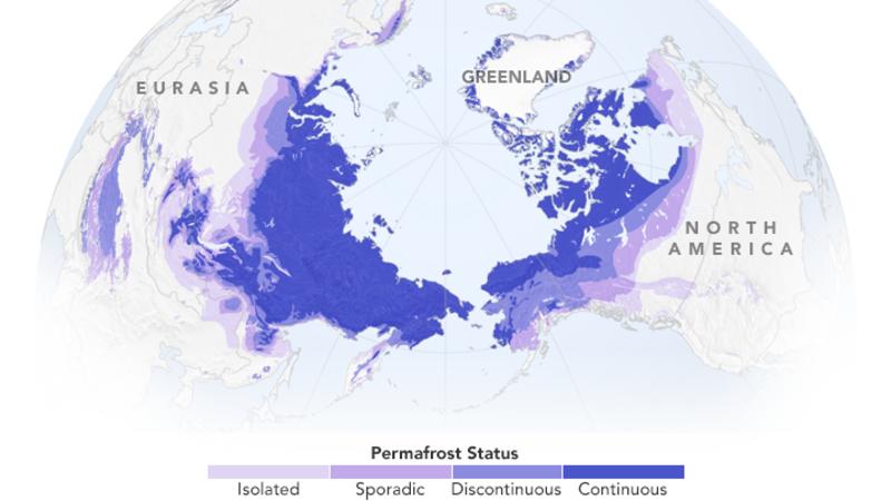 verteilung nasa permafrost nsidc 2016