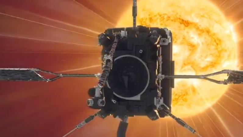 Der Solar Orbiter auf seinem Weg zur Sonne. Von ihm erwarten die ESA-Wissenschaftler tolle Bilder von unserem Wärmespender.
