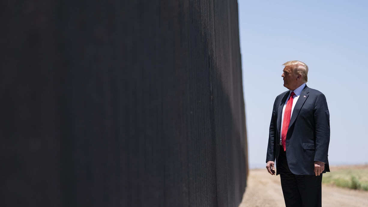Trumps Mauer von Hurrikan umgeworfen?
