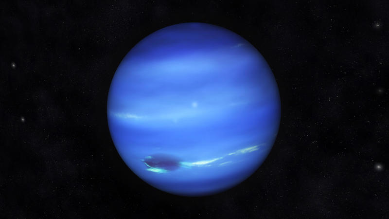 Neptun ist der am weitesten von der Sonne entfernte Planet unseres Sonnensystems.