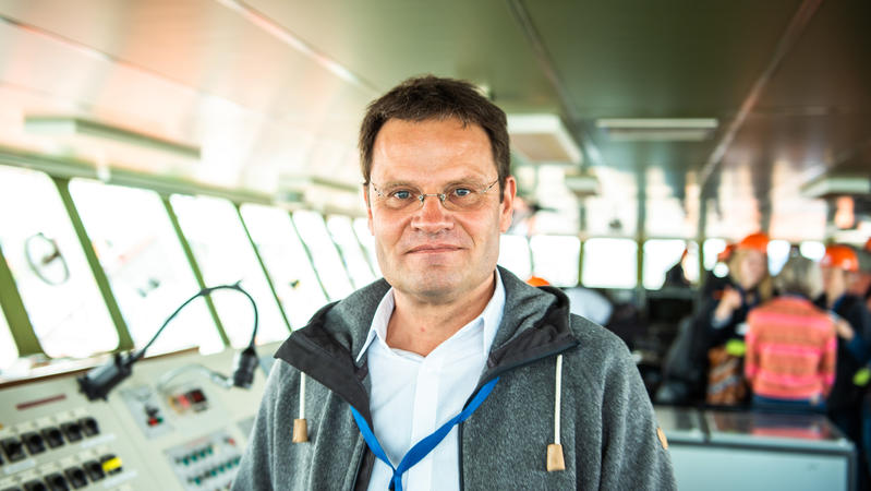 Markus Rex ist der Expeditionsleiter auf der Polarstern.
