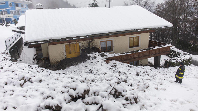  In Italien fiel neben Schnee auch viel Regen.