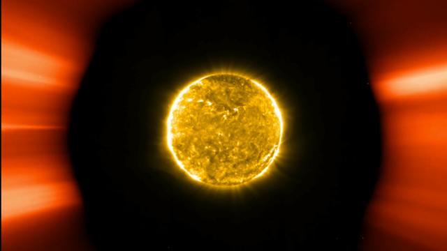 Die Raumsonde Solar Orbiter hat spektakuläres Videomaterial von den Sonnenwinden an die Erde übermittelt. Die nun von der ESA veröffentlichten Bilder zeigen deutlich eine koronale Masseneruption, die sich im Weltall abstrahlt.