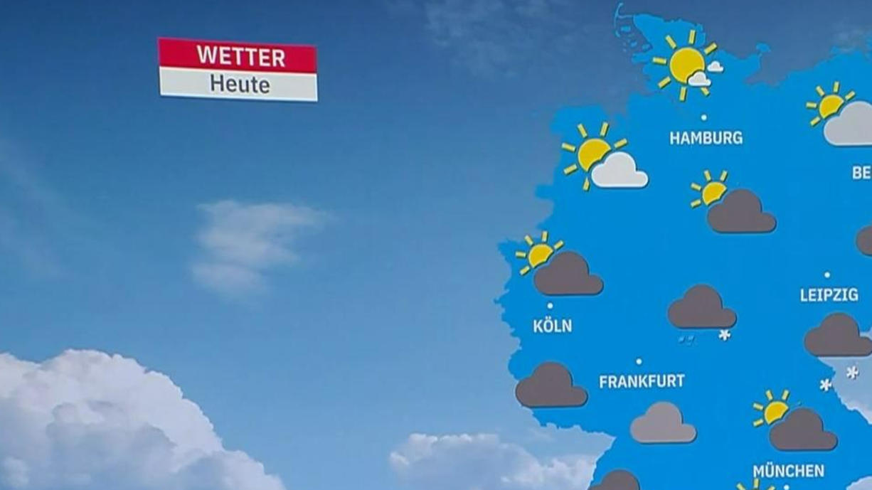 Im Video zeigen wir die aktuellsten Wettervorhersagen und Prognosen für die kommenden 3 Tage aus dem ntv Wetter.