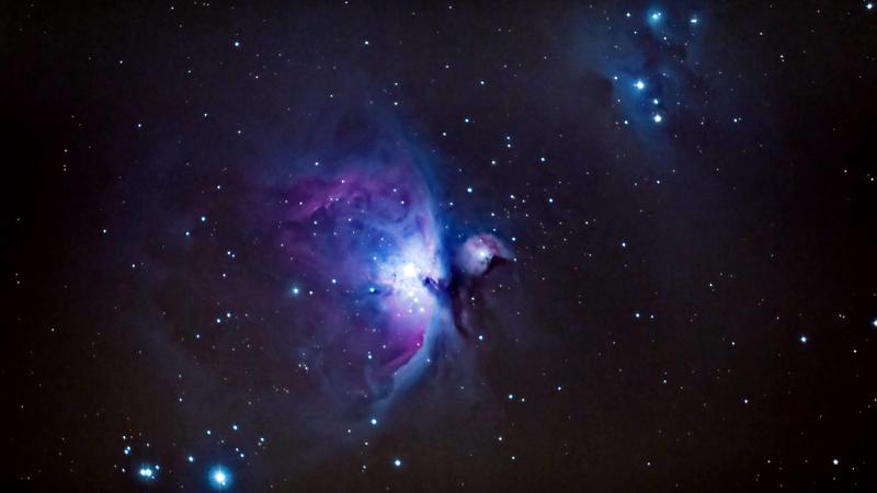 Orion-Nebel, Stern, Molekülwolke