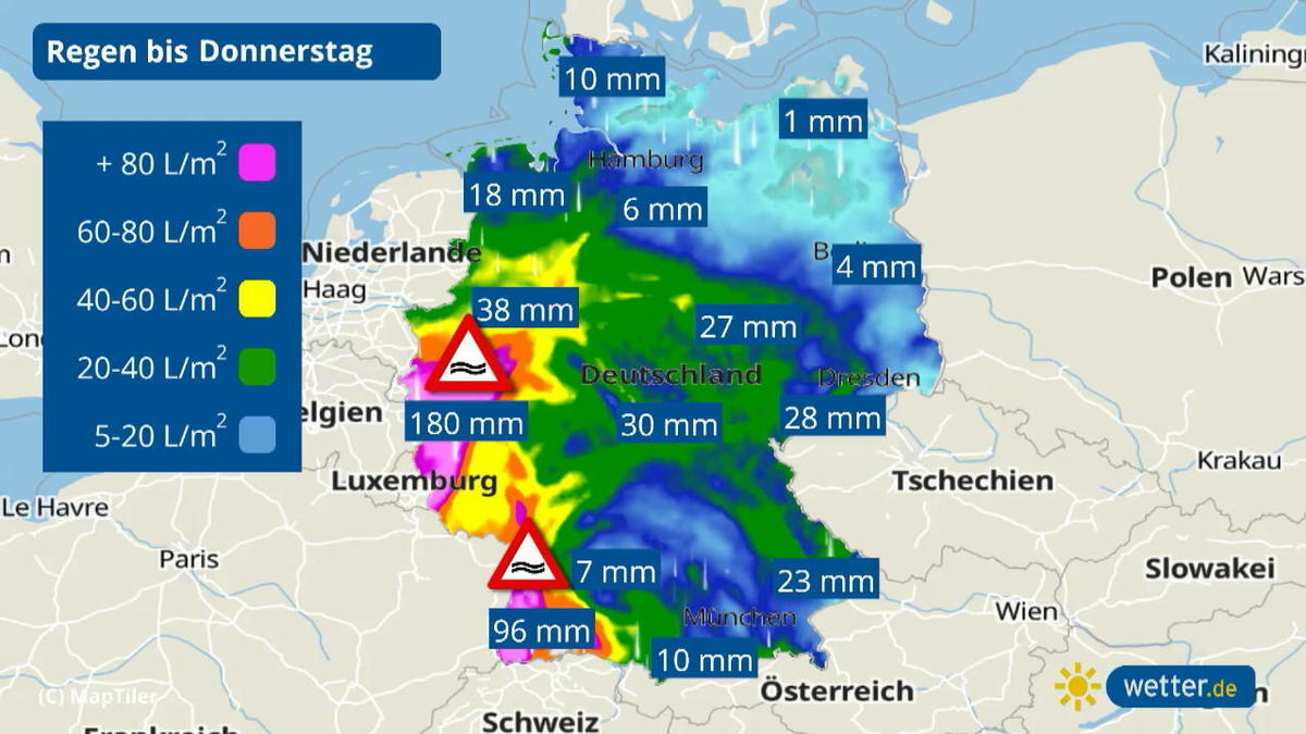 Unwetter In Deutschland Kommen Mit Starkregen Und Überflutungen Um Die ...