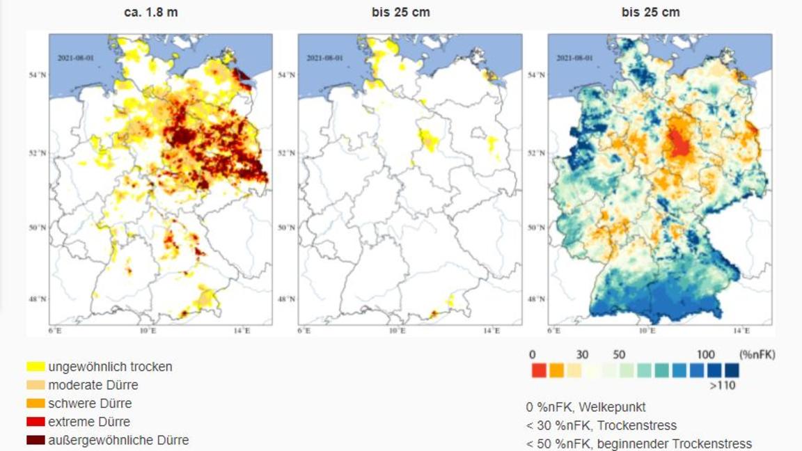 Ist Deutschland immer noch zu trocken?