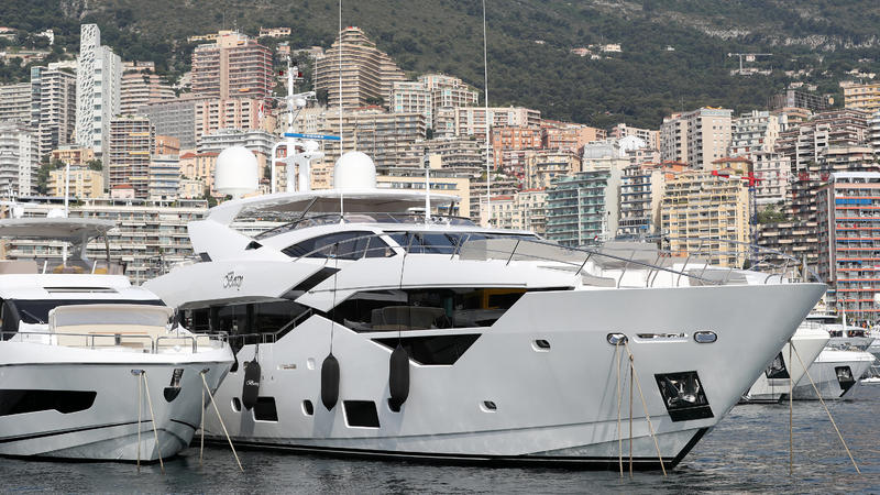 Monaco: Jachten liegen im Hafen.
