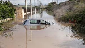 Unwettertief BLAS sorgte auch auf Sizilien für Überschwemmungen (Twitter: Diretta Sicilia)