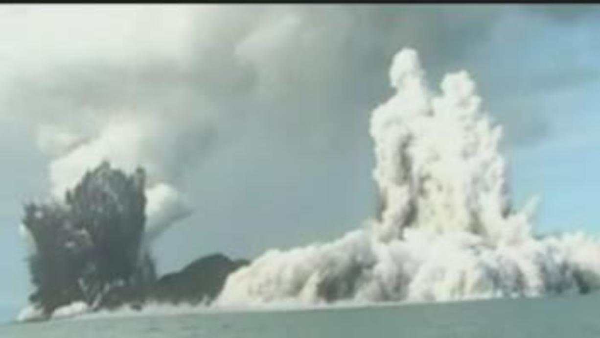 Tsunami-Warnung nach Vulkanausbruch unter Wasser: Der Vulkan mit dem wunderbar klingenden Namen Hunga Tonga-Hunga Ha'apai ist ausgebrochen und hat im südpazifischen Inselstaat Tonga eine Tsunami-Warnung ausgelöst. 
