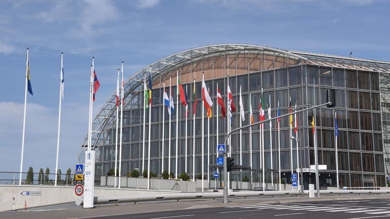 Gebäude Europäische Investitionsbank EIB - European Investment Bank.