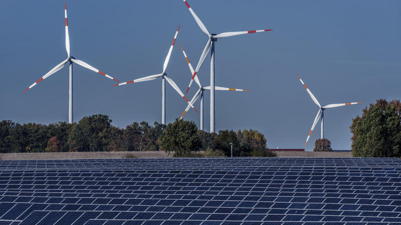 Rapshagen, Germany, Wind und Solar