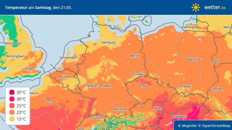 Erste Hitzewelle Rollt Auf Deutschland Zu - Bis Zu 35 Grad Heiß | Wetter.de