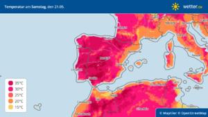Heftige Hitzewelle trifft Spanien
