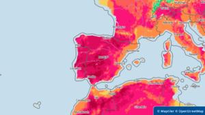 Während bei uns die Unwetter anrollen, sieht es im Süden Europas ganz anders aus. Ab Donnerstag und über das Wochenende erwartet Spanien eine Gluthitze mit mehr als 40 Grad. Schwitzen ist angesagt auf der Iberischen Halbinsel.