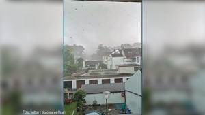 Video: Tornado fegt über Lippstadt