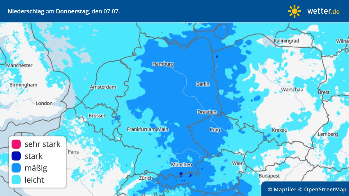 Regen in Deutschland wird langsam zur Seltenheit - am Donnerstag gibt es aber welchen.