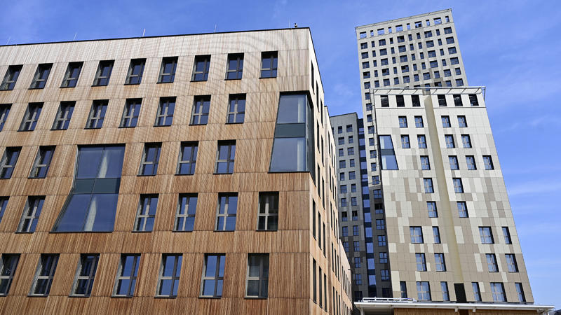 Das "HoHo" (Holzhochhaus) Wien besteht zu 75 Prozent aus Holz.