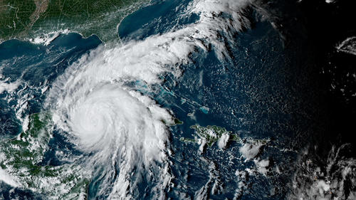 Hurricane Ian is pictured at 5:29 PM EST on Monday, September 26, 2022, as it approaches western Cuba, where it's expected to make landfall overnight before emerging over the southeastern Gulf of Mexico on Tuesday. Forecasters see Hurricane Ian approaching the west coast of Florida on Wednesday into Thursday, where Gov. Ron DeSantis has declared a state of emergency throughout the entire state. Photo by NOAA/UPI Photo via Newscom/upiphotostwo884353/UPI/Newscom/SIPA/2209270025