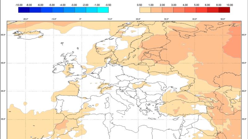 Die Langfristprognose von Copernicus: Die Winter-Temperaturen fallen normal aus.