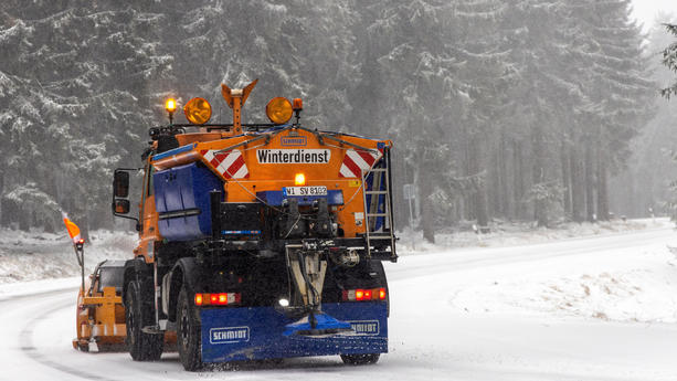 Schnee und Glätte
