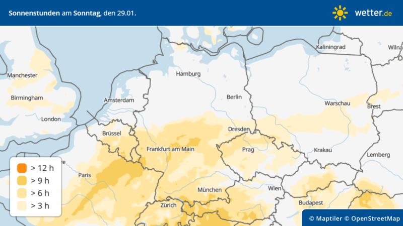Wettervorhersage für Deutschland: Viele Wolken im Norden