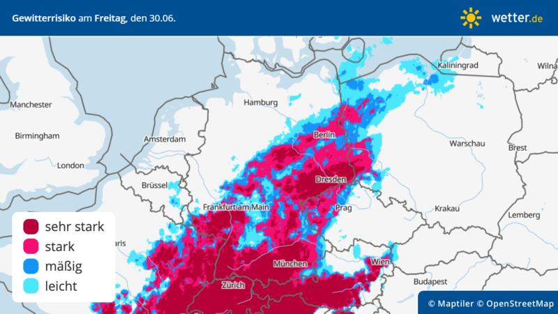 Unwetter Deutschland: Gewitter Mit Starkregen-Gefahr Lassen Es Krachen ...