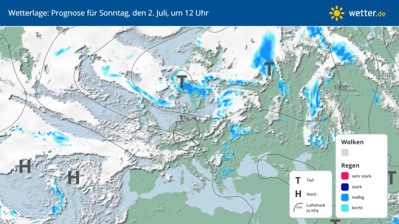 Das Wetter im Juli 2023 kann auch Sturm und Wind - ist das normal ...