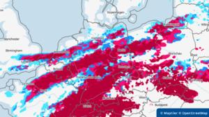 Gewitterrisiko am Montag, 24. Juli in Deutschland ist sehr verbreitet