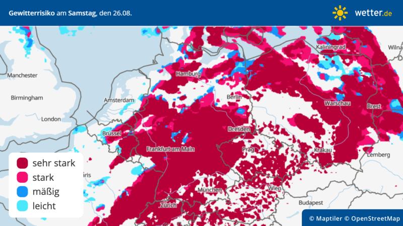 Unwetter & Gewitter Deutschland: Starkregen Und Hagel Beenden Hitze Und ...