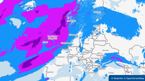 Prognose und Vorhersage: Sturmaktivität Atlantik und Nordwesteuopa