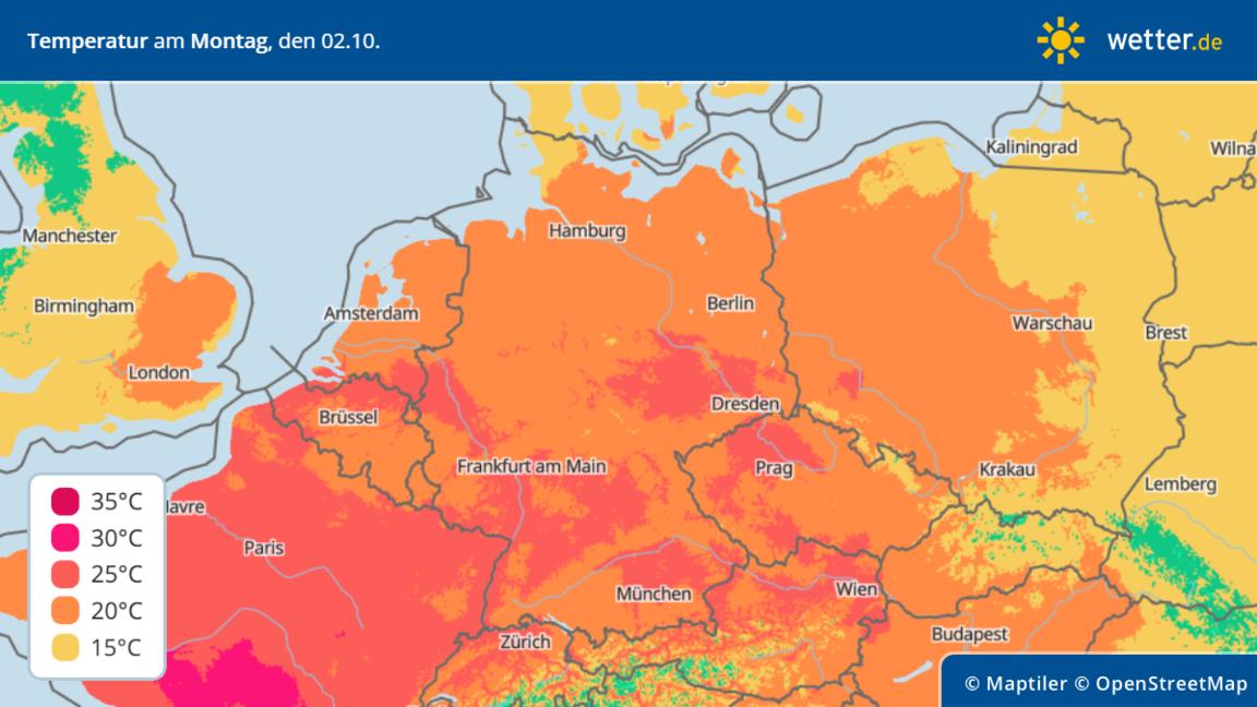 Das Letzte Mal 30 Grad In Diesem Jahr? Laut Prognose Kann Der ...