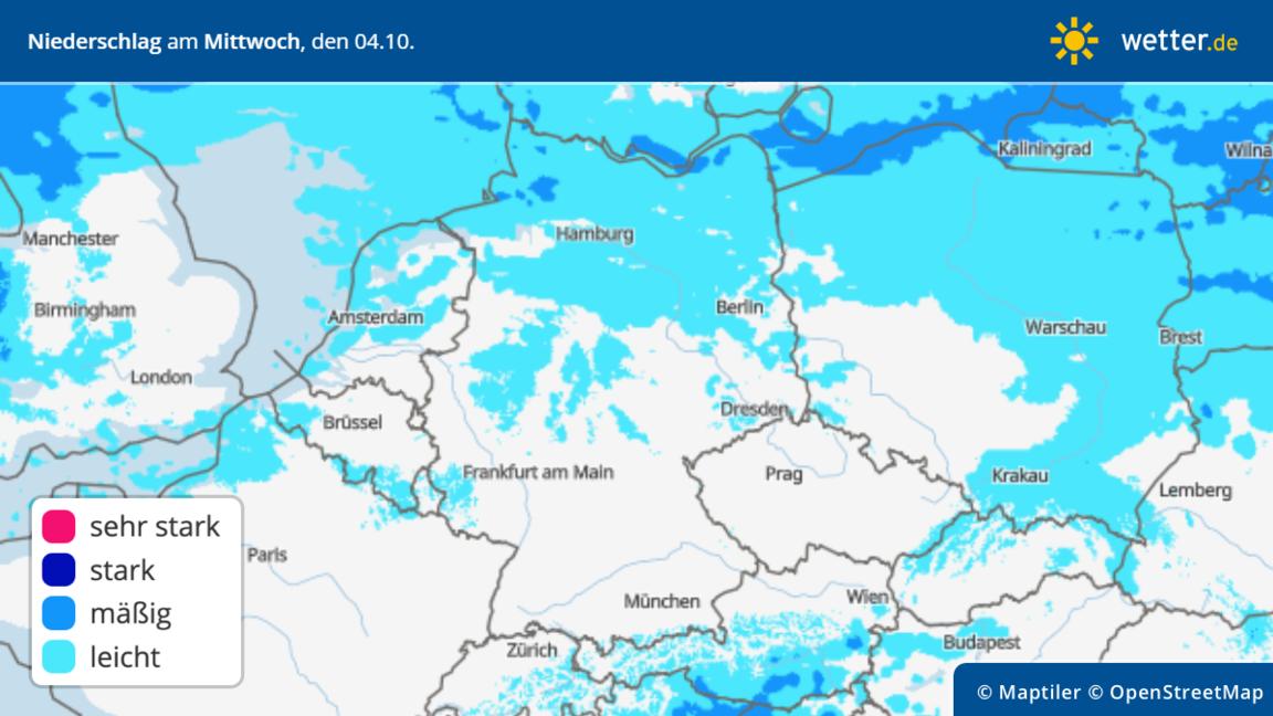 Herbstlicher Temperatursturz: Kaltfront Fegt Spätsommerwärme Mit ...