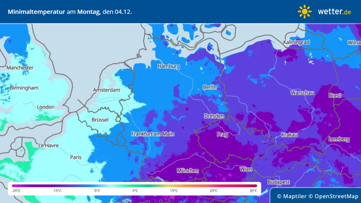 Akute Wetter-Warnungen Deutschland: Winter Mit Schnee, Schneeregen ...