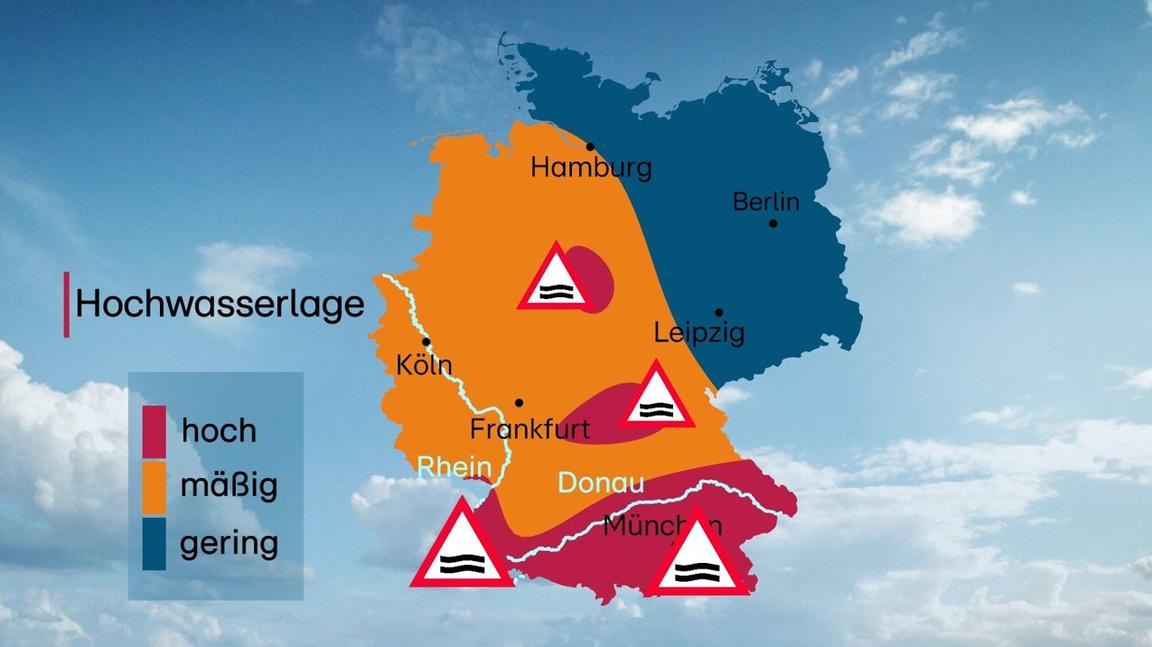 Hochwasser & Sturm Deutschland Aktuell: Hier Bringen Regen & Tauwetter ...