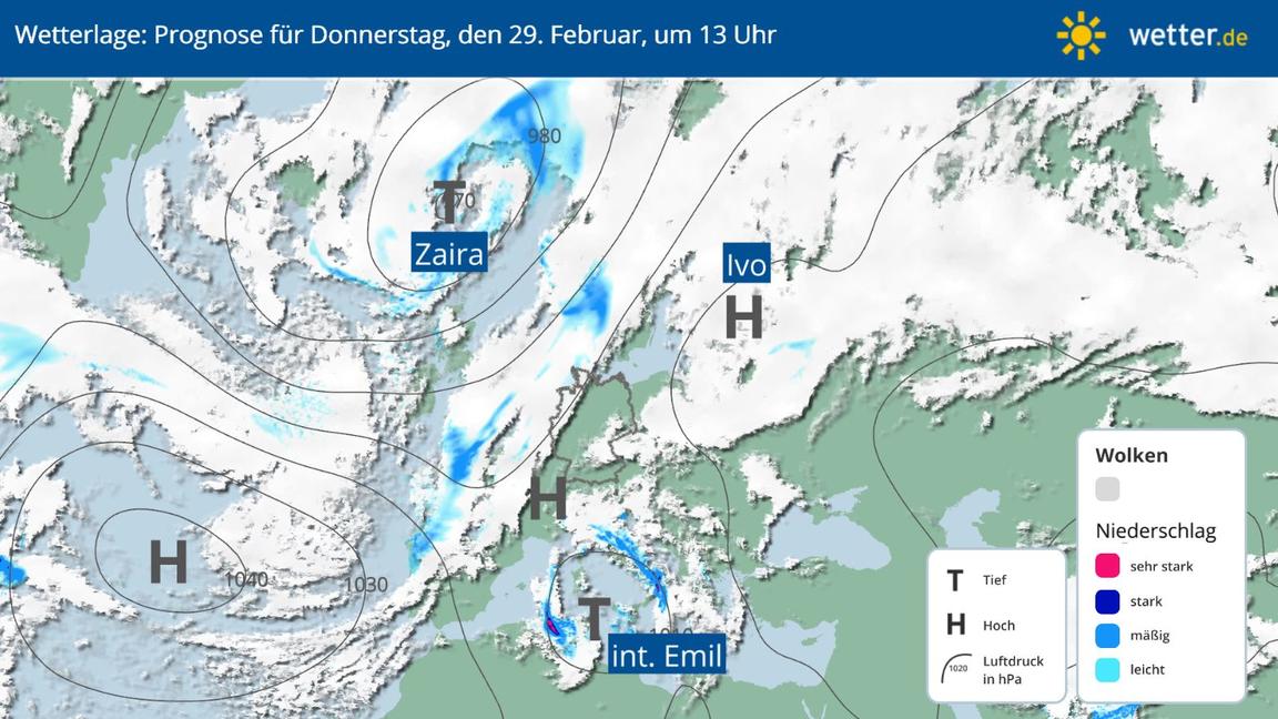 Wetterbericht zum 29.02.2025 Winter endet frühlingshaft Erst Nebel