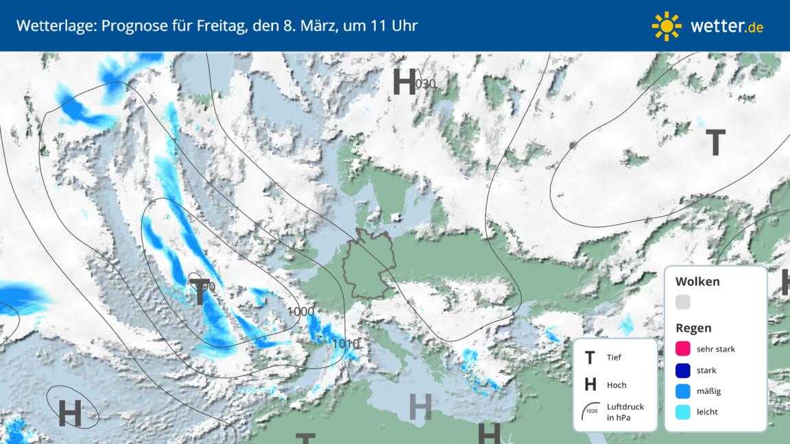 Wetterbericht zum 08.03.2024 Kaum Wolken am Himmel, denn die Sonne