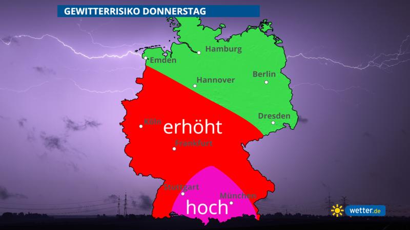 Unwetter-Fahrplan Für Deutschland: Hier Drohen Gewitter Mit Starkregen ...